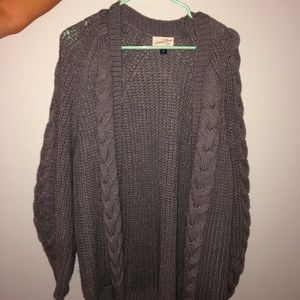 Gray Cardigan